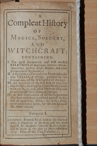 Compleat History Of Magick Sorcery and Witchcraft