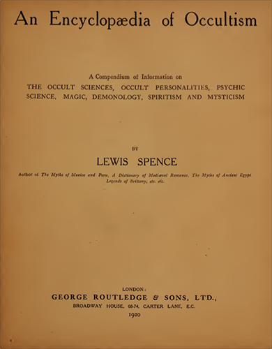 An Encyclopaedia Of Occultism